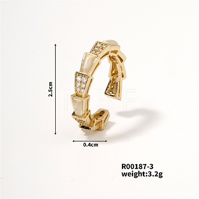 Irregular Open Ring Cool Fashion Luxury Trendy Chic Elegant Ring AS4939-3-1