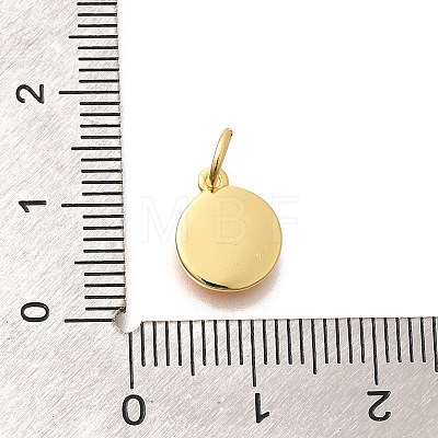 Real 18K Gold Plated Brass Enamel Charms KK-L225-001G-02-1