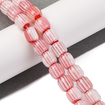 Handmade Lampwork Beads Strands LAMP-K041-01B-19-1