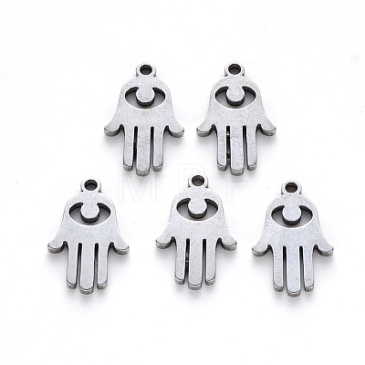 Tarnish Resistant Religion 201 Stainless Steel Charms STAS-N092-29-1