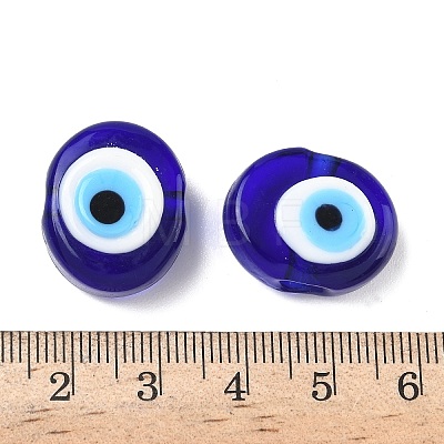 Handmade Evil Eye Lampwork Beads LAMP-G168-02D-1