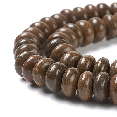 Natural Fossil Coral Beads Strands G-H269-04-1