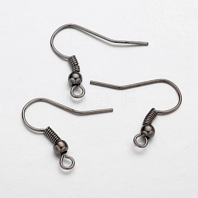 50Pcs Iron Earring Hooks IFIN-YW0001-35B-NF-1
