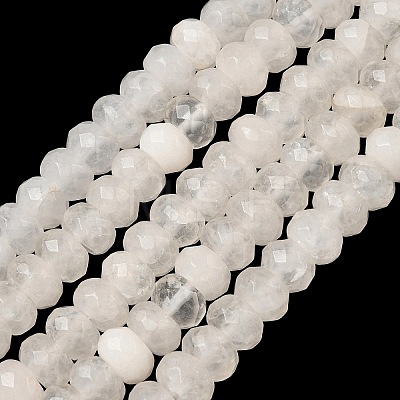 Natural Quartz Crystal Beads Strands X-G-R186-14-1