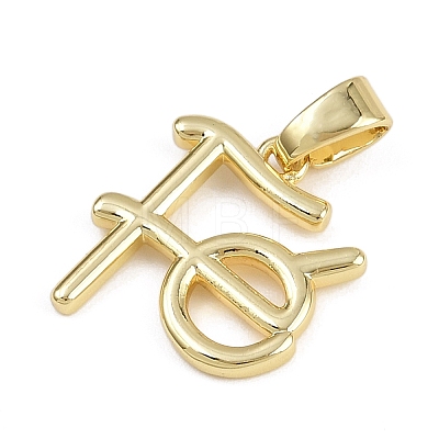 Brass Pendants KK-Z123-22G-02-1