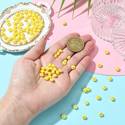 Opaque Acrylic Beads MACR-YW0003-55G-1