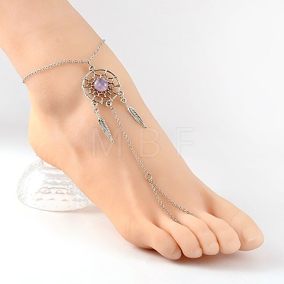 316 Surgical Stainless Steel Anklets AJEW-AN00135-1