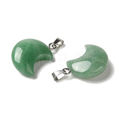 Natural Green Aventurine Pendants G-H035-01P-02-1