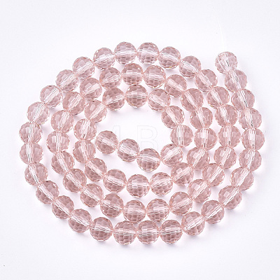 Electroplate Glass Beads Strands EGLA-T011-10mm-02-1