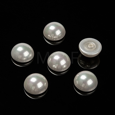 Half Round/Dome Half Drilled Shell Pearl Beads BSHE-N003-12mm-HC301-1