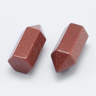 Synthetic Goldstone Pointed Beads G-G760-K04-1