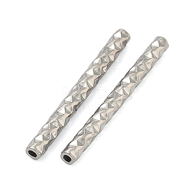 304 Stainless Steel Tube Beads STAS-Z192-07P-07-1