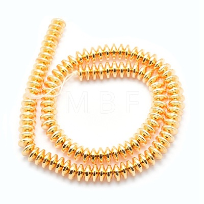 Electroplate Non-magnetic Synthetic Hematite Beads Strands G-L485-05A-G-1