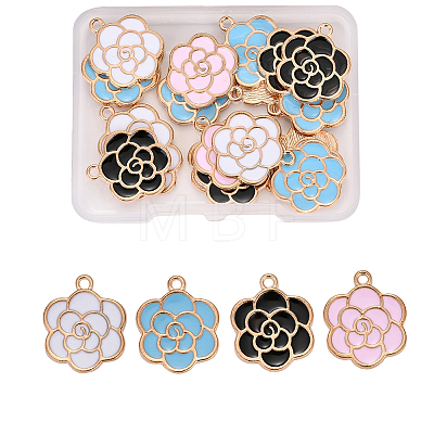 Alloy Enamel Pendants ENAM-CJ0001-52-1