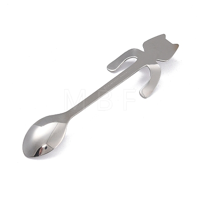 304 Stainless Steel Hanging Spoon AJEW-P093-01F-1