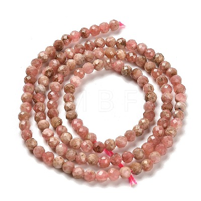 Natural Argentina Rhodonite Beads Strands G-B107-A04-04-1