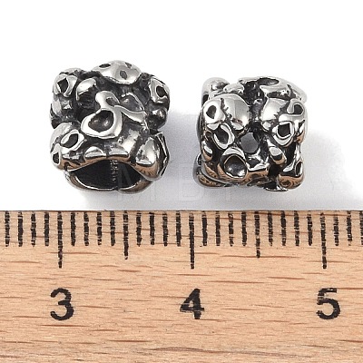 316 Surgical Stainless Steel European Beads STAS-P362-06AS-01-1