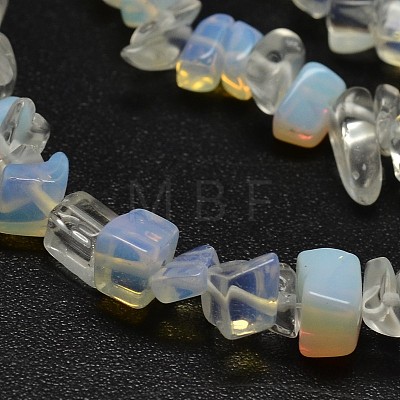 Chip Opalite Beads Strands X-G-N0134-15-1