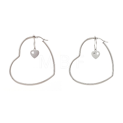 Stainless Steel Hoop Earrings Sets EJEW-JE04453-1