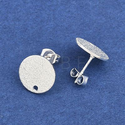 304 Stainless Steel Stud Earring Findings STAS-Z021-C-01S-1