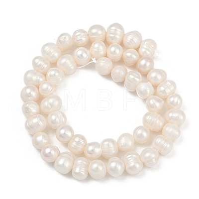 Natural Cultured Freshwater Pearl Beads Strands PEAR-I007-07Y-09A-1