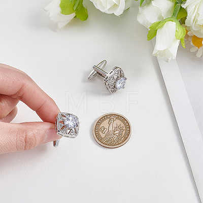 Brass Cufflinks FIND-WH0111-880-1