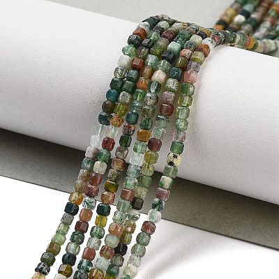 Natural Indian Agate Beads Strands G-H042-B22-01-1