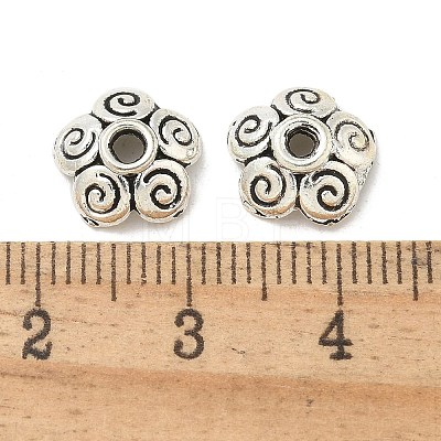 Tibetan Style Alloy Beads TIBE-P003-68AS-1