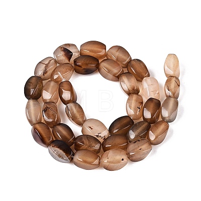 Natural Agate Beads Strands G-Q604-02A-03-1