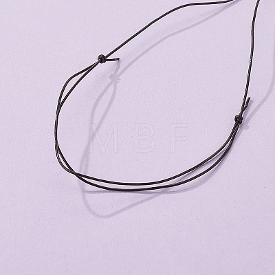 3Pcs Adjustable Leather Cord Necklaces NJEW-FS0001-05-1