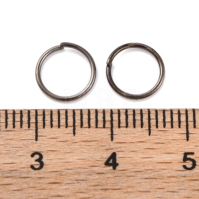 Brass Open Jump Rings KK-G514-01L-B-1