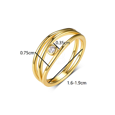 Elegant S925 Sterling Silver Geometric Multi-layer Women's Ring for Parties and Daily Wear NK6792-2-1