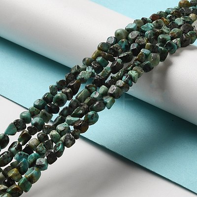 Natural African Turquoise(Jasper) Beads Strands G-D081-A05-1