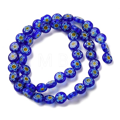 Handmade Millefiori Lampwork Beads Strands LAMP-G164-12G-1