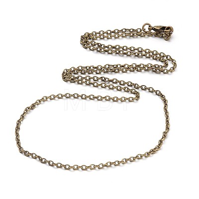 Iron Cable Chain Necklace Making NJEW-JN01385-04-1