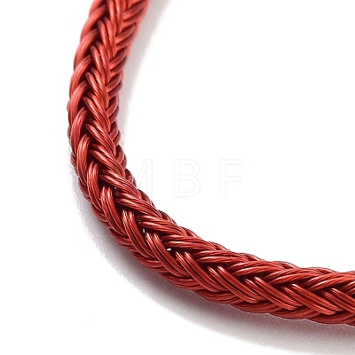 Braided Steel Wire Bracelets Making BJEW-H610-02G-02-1