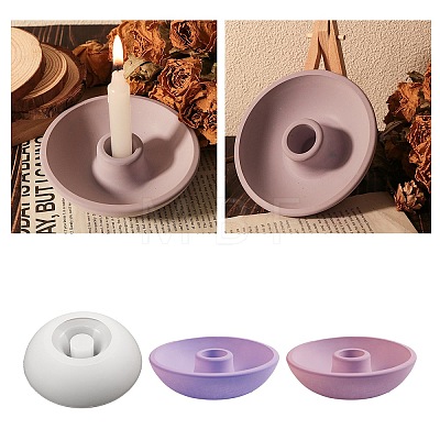 Bowl Shape Silicone Candle Holder Molds LS-DIY-A053-09-1