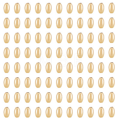 100Pcs Brass Beads KK-TA0008-90-1