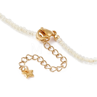 Star & Moon Pendant Necklaces Set for Teen Girl Women NJEW-JN03738-02-1