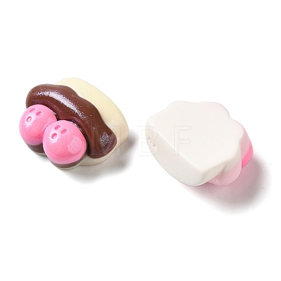 Opaque Resin Imitation Food Decoden Cabochons RESI-H165-07-1