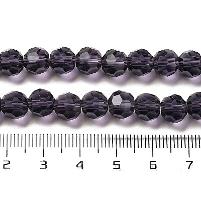 Transparent Glass Beads LS-EGLA-A035-T8mm-D15-1