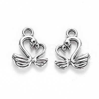 Tibetan Style Alloy Charms X-TIBEP-S319-100AS-RS-1