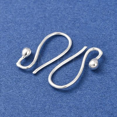 Brass Earring Hooks KK-G604-04S-1