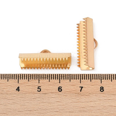 304 Stainless Steel Ribbon Crimp Ends STAS-E471-05N-G-1