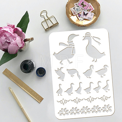 Plastic Drawing Painting Stencils Templates DIY-WH0396-559-1