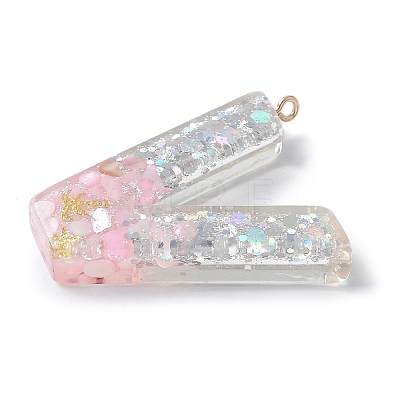 Resin Pendants RESI-B029-01P-V-1