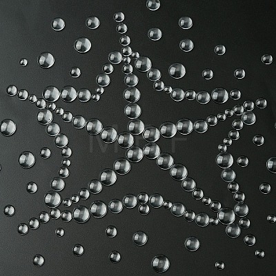 400Pcs Transparent Glass Cabochons GGLA-YW0001-15-1