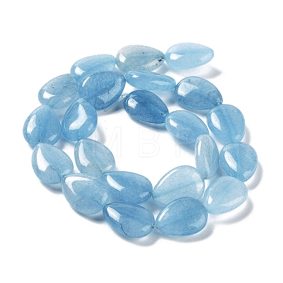 Natural Quartz Imitation Aquamarine Beads Strands G-L242-24-1