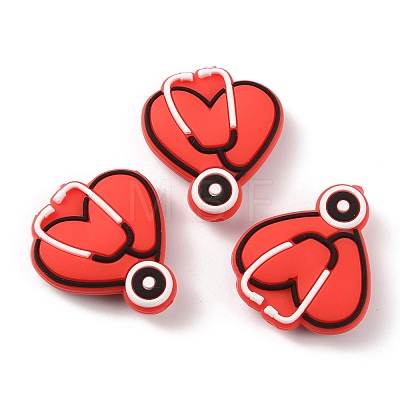 Hospital Theme Food Grade Eco-Friendly Silicone Beads LS-SIL-WH0002-37B-1