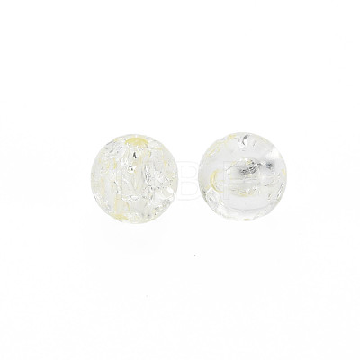 Transparent Crackle Acrylic Beads MACR-S373-66-N01-1